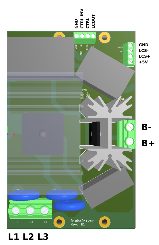 BD1 Eddy current brake power supply pinout