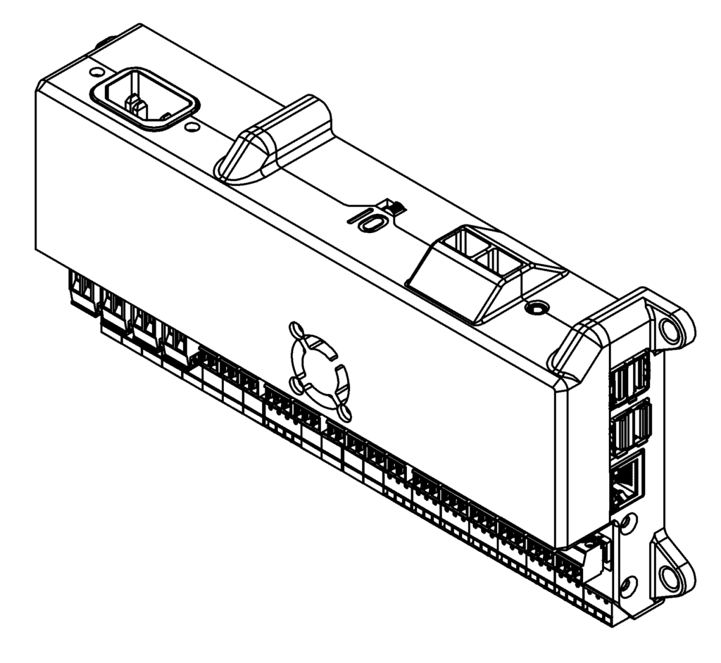 BD1 Dynamometer Controller technical drawing isometric