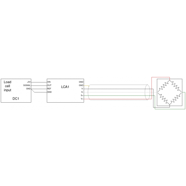 Load cell amplifier wiring diagram