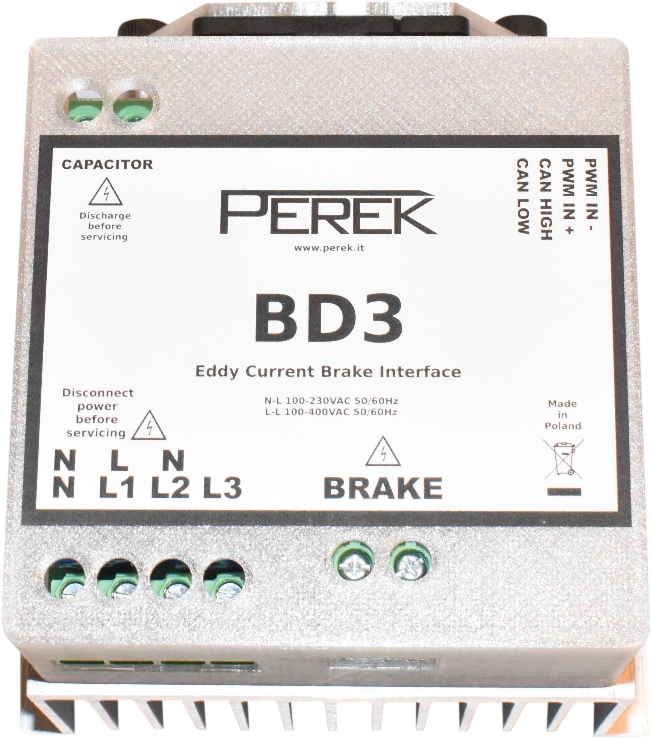 Fast eddy current brake interface BD3