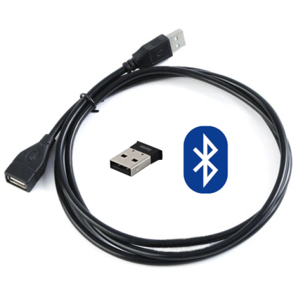 Bluetooth adapter with USB extension cable