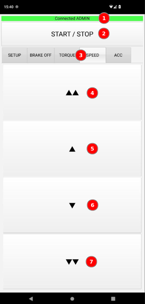 Dyno2Remote - a remote control android app for dynamometer software